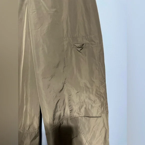 Sun Kim designer Monet Streetwear shiny cargo pants size large - Picture 4 of 10